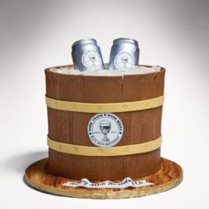 BEER CANS IN KEG W ICE