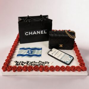 CHANEL BAG W CELL PHONE & ISRAEL
