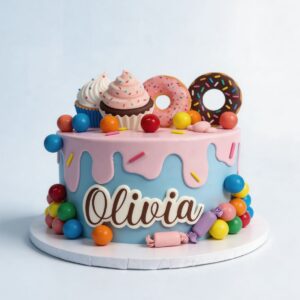 DONUTS CUPCAKES & GUMBALLS
