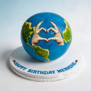 GLOBE W LOVE SYMBOL