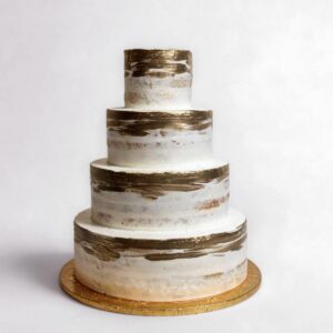 GOLD BRUSHTROKE SEMI NAKED 4 TIER