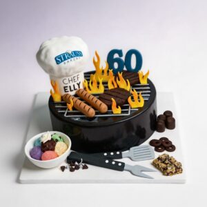 GRILL W STRAUSS CHEF HAT