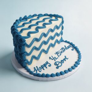HALF BIRTHDAY BLUE & WHITE