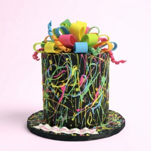 HAT W NEON RIBBONS