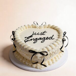 HEART SHAPED JUST ENGAGED