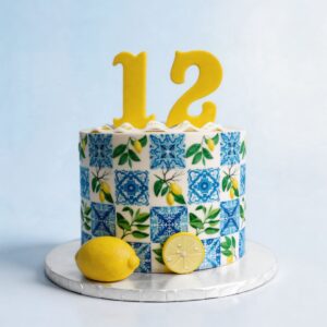 LEMON & MEDITERRANEAN STENCIL