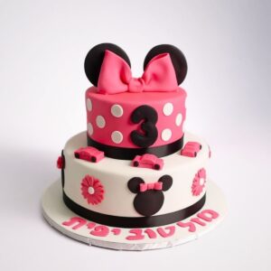 MINNIE MOUSE BACK 2 TIER W BOW