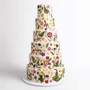 PRESSED FLOWERS 6 TIER TALL