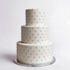QUILT + SILVER DRAGEES 3 TIER