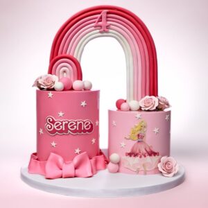RAINBOW PRINCESS CAKE